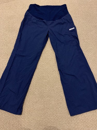 Cherokee Maternity Scrub Set Top And Bottom Navy Size Small