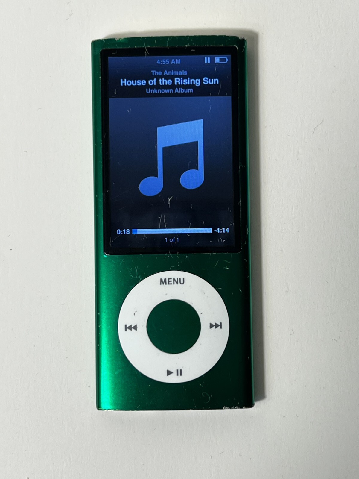 Apple iPod nano 5th Generation Green (8 GB) PC040LL/A A1320 Tested