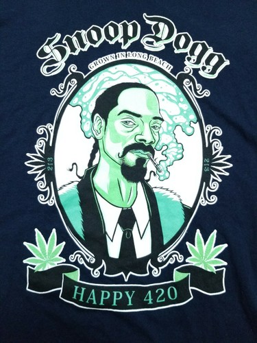 Snoop Dogg HVS ロンT 2012 Snoop Dogg Wiz Khalifa 420 Mac & Devin Highschool Movie