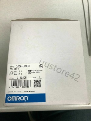 New Omron CPU UNIT CJ2M-CPU33 PLC CJ2MCPU33 CPU Factory Sealed  Fast Delivery