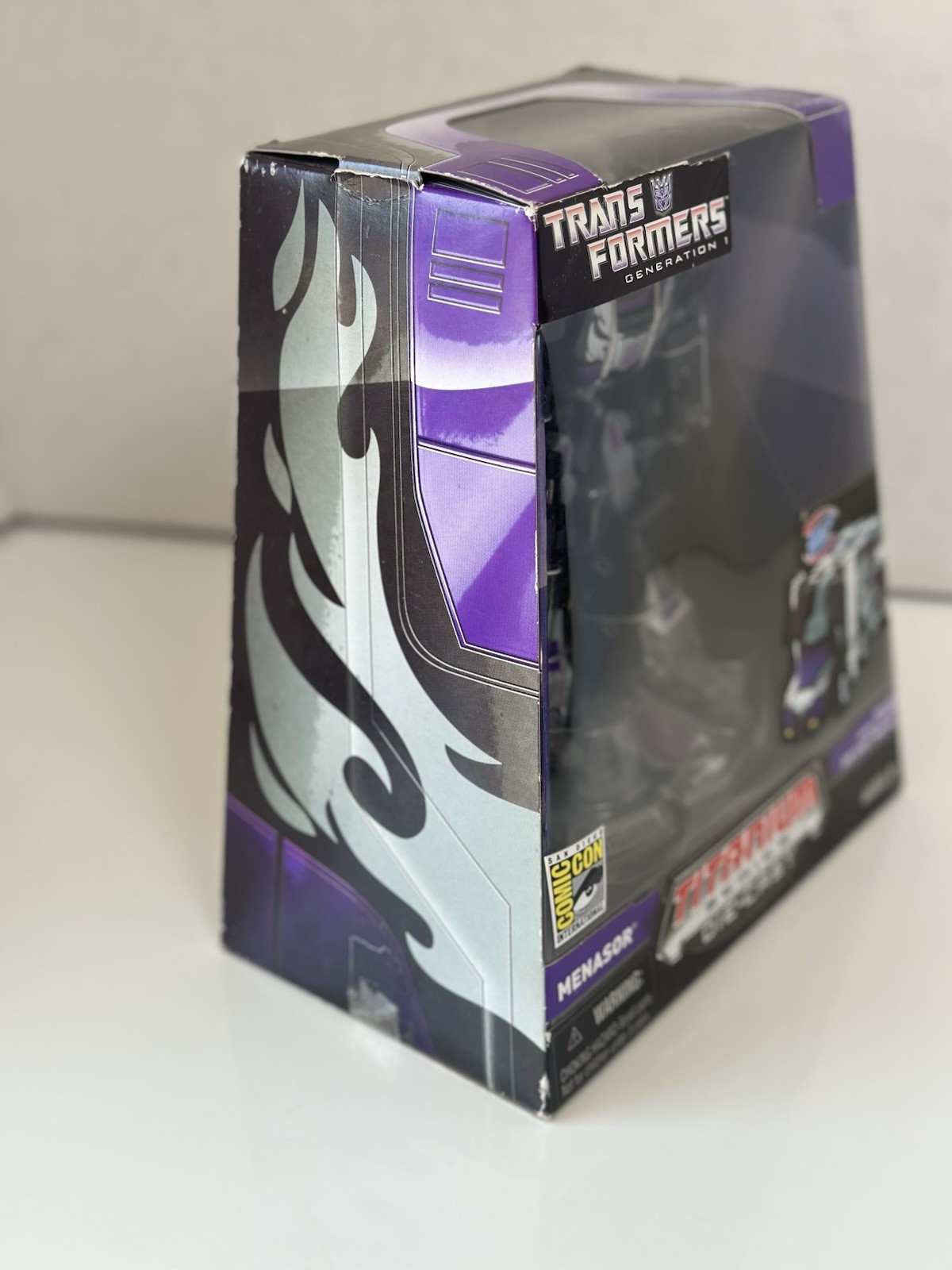 2007 Transformers Titanium Series Die Cast Menasor San Diego Comic-Con Exclusive