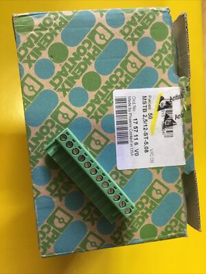 PHOENIX CONTACT MSTB 2 5/12-ST-5 08 / MSTB2512ST508 NEW IN BOX