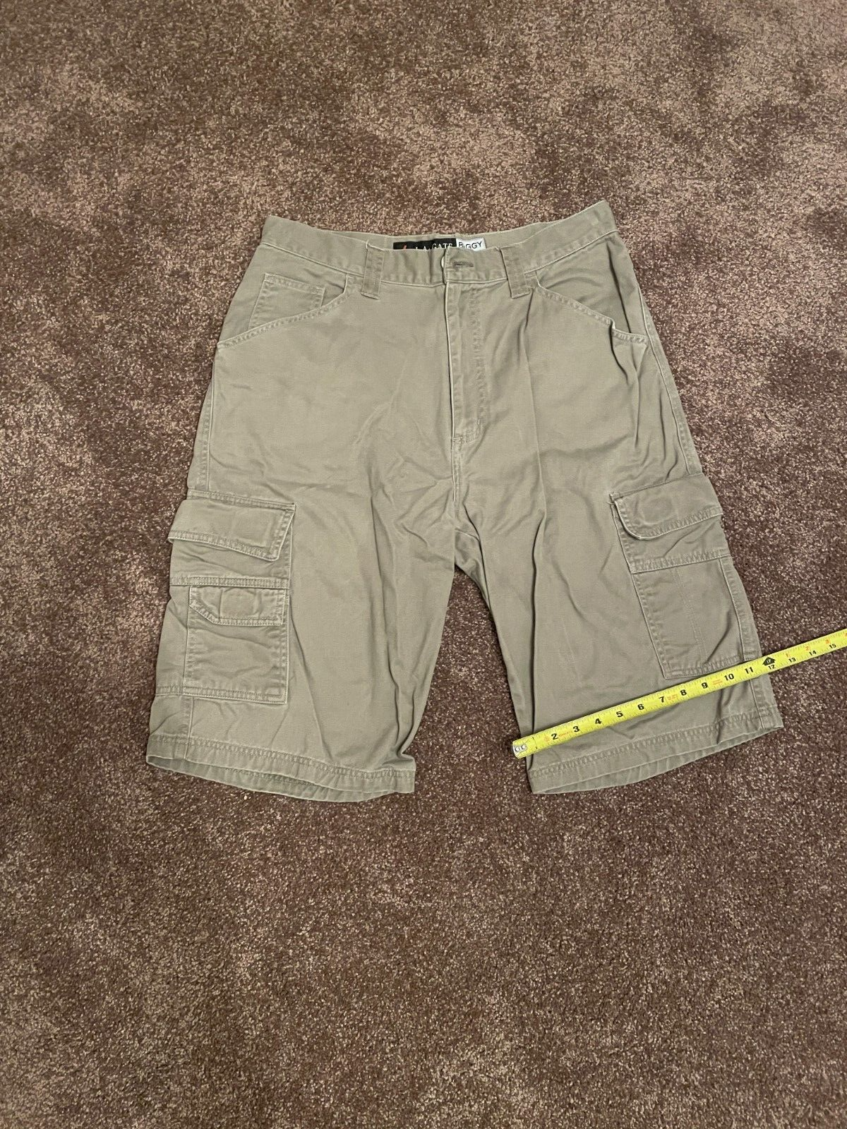 Vintage LA Gate Baggy Shorts with cargo pockets Grunge Skater