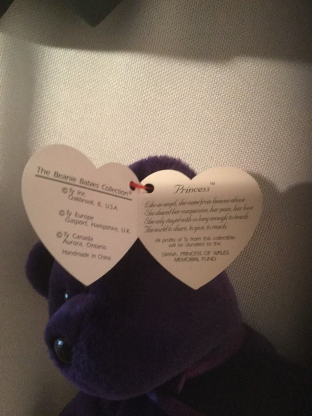 Princess Diana 1997 Beanie Baby