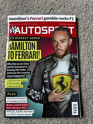 AutoSport 8th February 2024 8/2/24 Hamilton To Ferrari & Other Moves To Ferrari