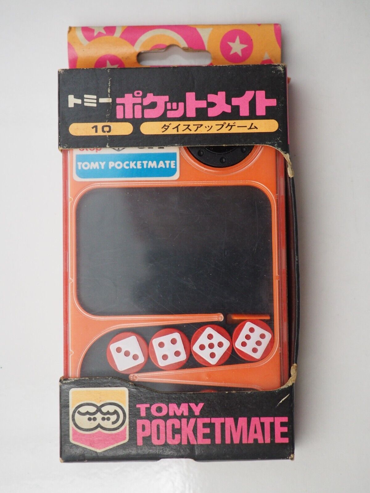 TOMY POCKET MATE, Dice Up Game, VINTAGE GAME 1970s, w/ a case, Japan, 10765 TOMY POCKET MATE, Dice Up Game, VINTAGE GAME 1970s, w/ a case, Japan, 10765