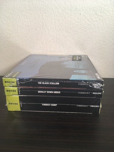 Brand New Philips CDi Movie Lot 3 Movies Forrest Gump Quigly The Black Stallion