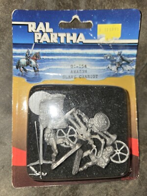 Ral Partha 01-154 Amazon Slave Chariot In Blister