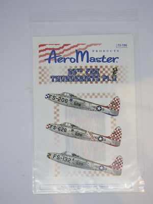 1/72 86th FBG THUNDERIETS Pt II Decals AERO MASTER 72196