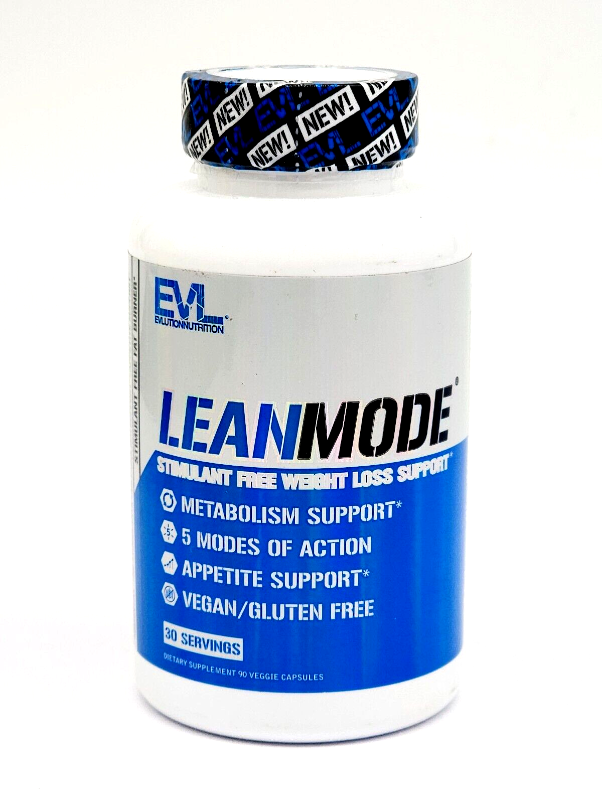 EVLUTION NUTRITION LEANMODE Stimulant-Free, 90 Capsules, EXP-05/24