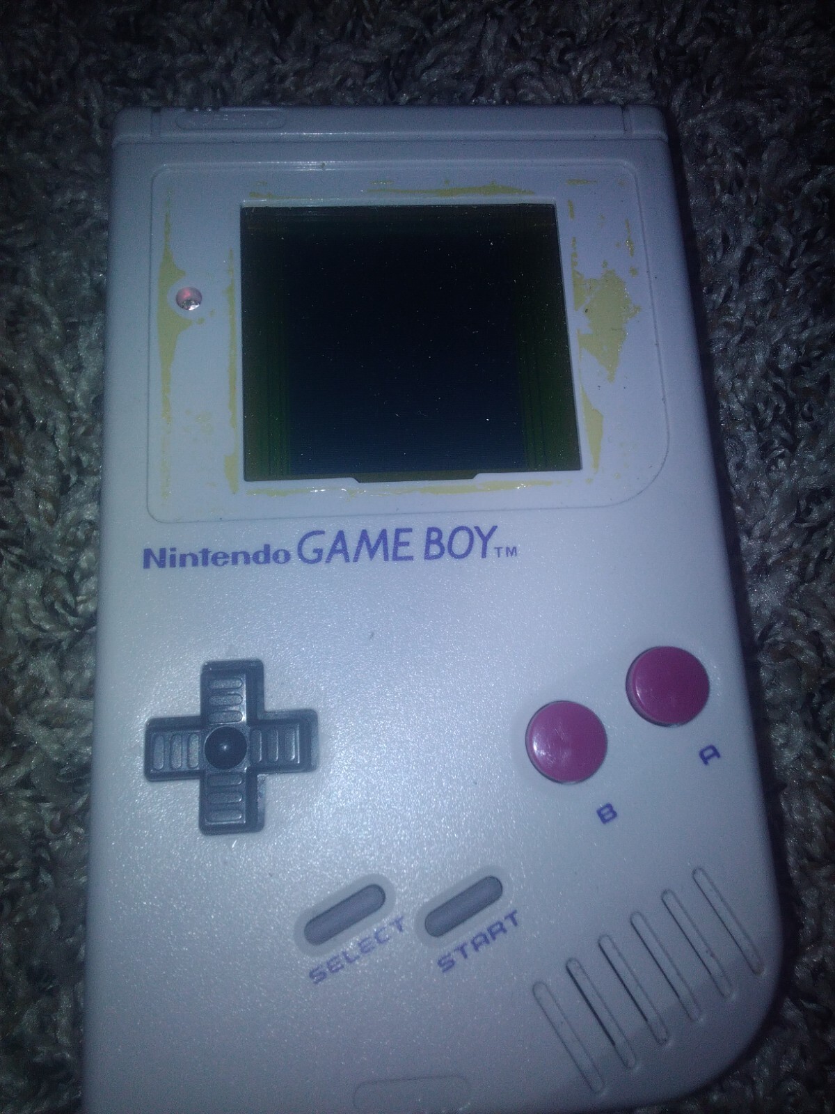 Original 1989 Launch Nintendo Game Boy DMG-01 **dead pixels