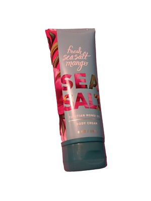 Retired Fragrance, Bath & Body Work's Fresh Sea Salt Mango Body Cream 8 0z 