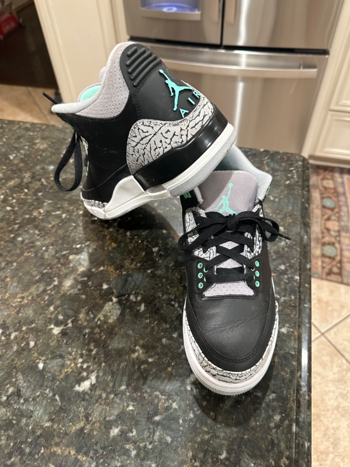 Air Jordan 3 ブラック/グレー/グリーン $_32.JPG?set_id=880000500F