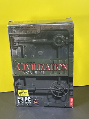 Sid Meiers Civilization III Complete (PC 2004) Boxed 3 CD s