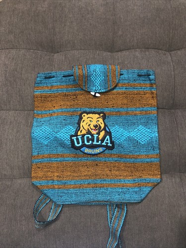 UCLA Bruins Woven Mexican Baja Backpack  Unisex-NWOT