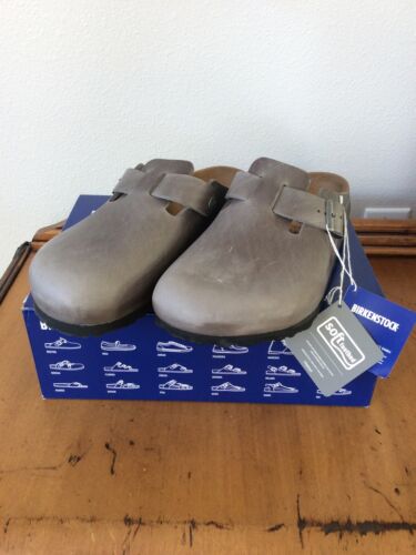 Birkenstock Boston Clogs Gray Size 43 / 10 Mens New with Box Birkenstock Boston Clogs Gray Size 43 / 10 Mens New with Box