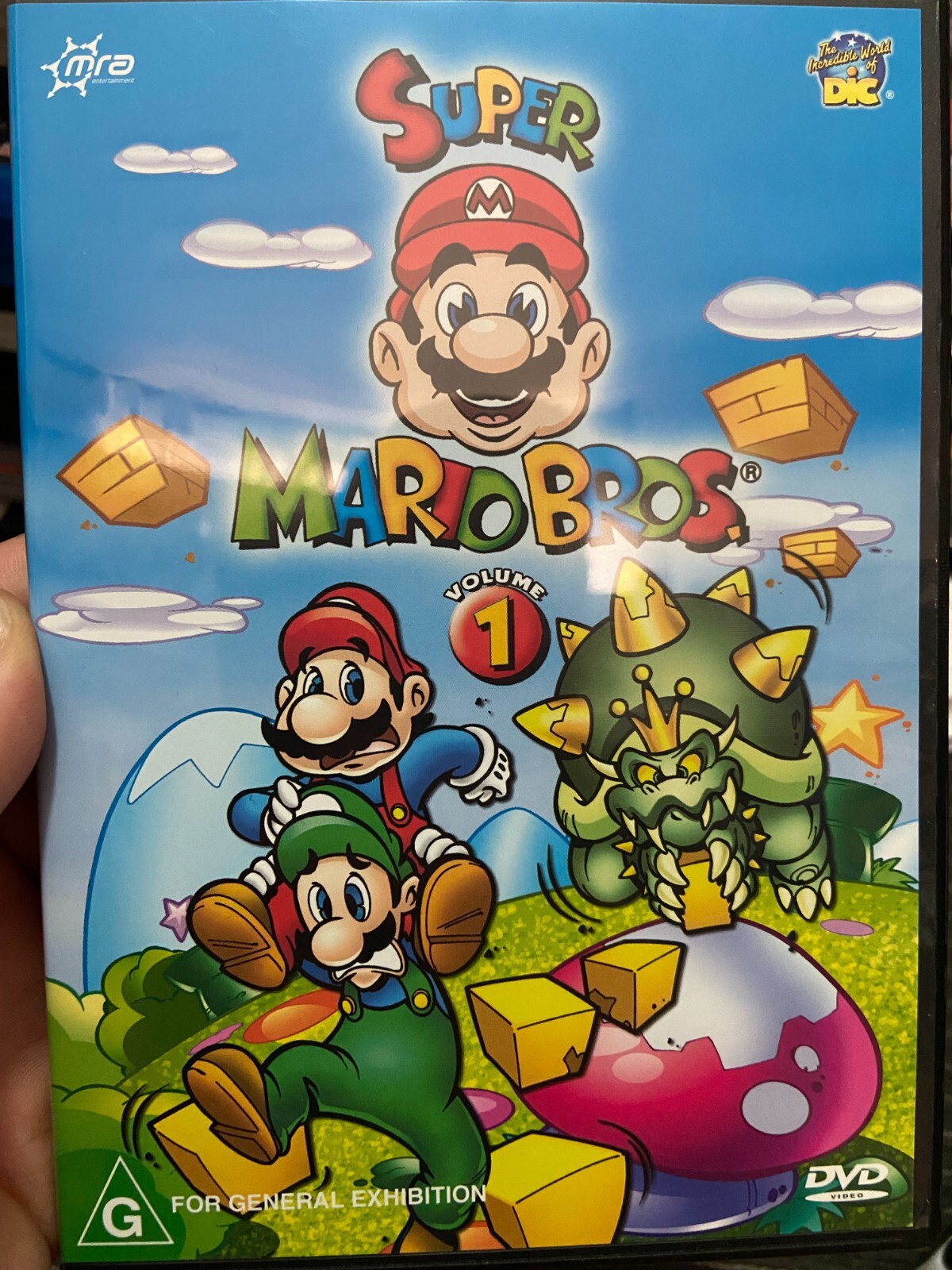 Super Mario Bros Volume 1 region 4 DVD (Mario Brothers