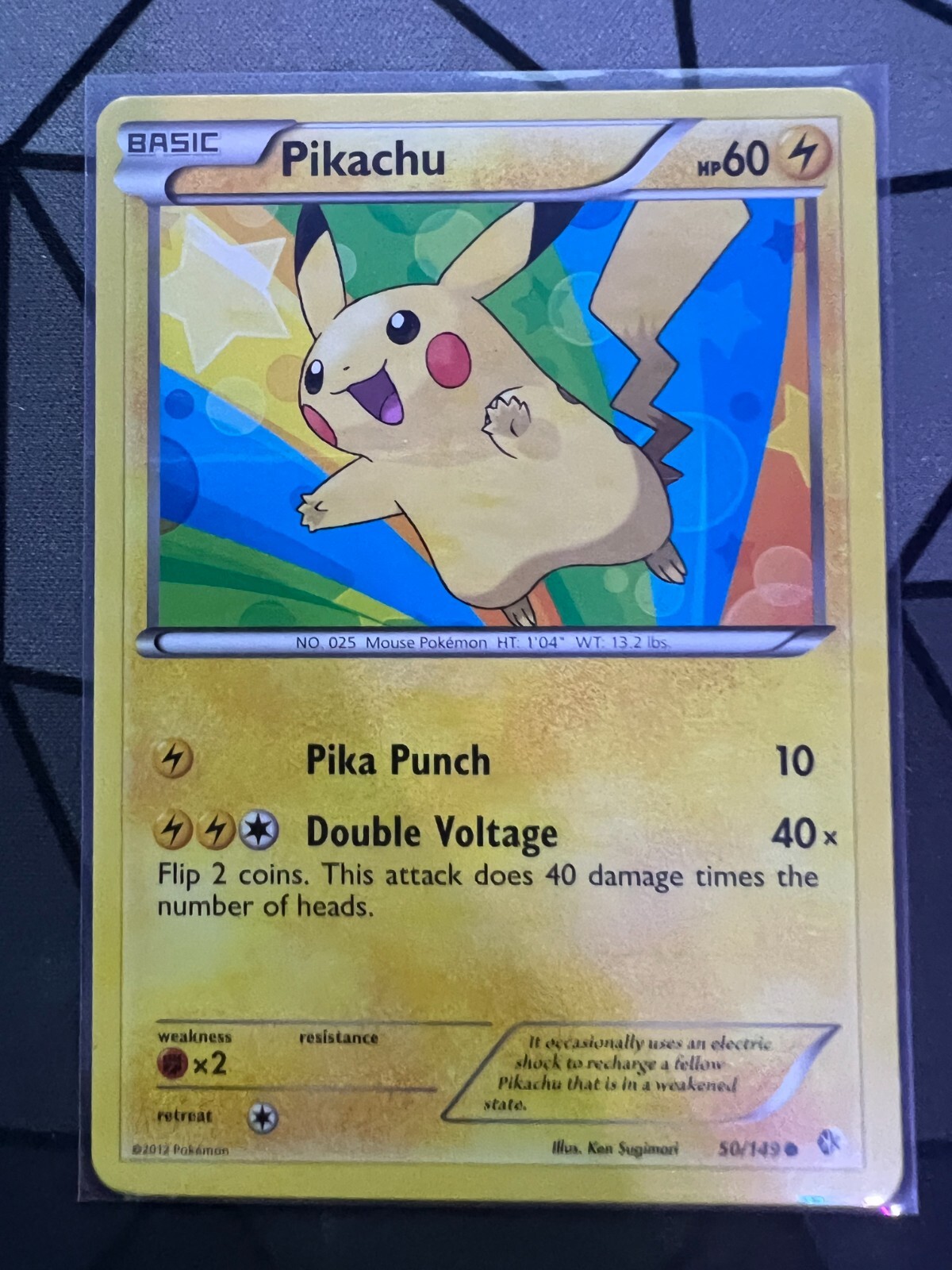 Pokémon TCG Pikachu 50/149 Common Non-Holographic Boundaries