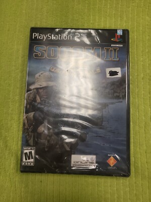 READ SOCOM II: U.S. Navy SEALs (Sony PlayStation 2, PS2) Sealed Black Label