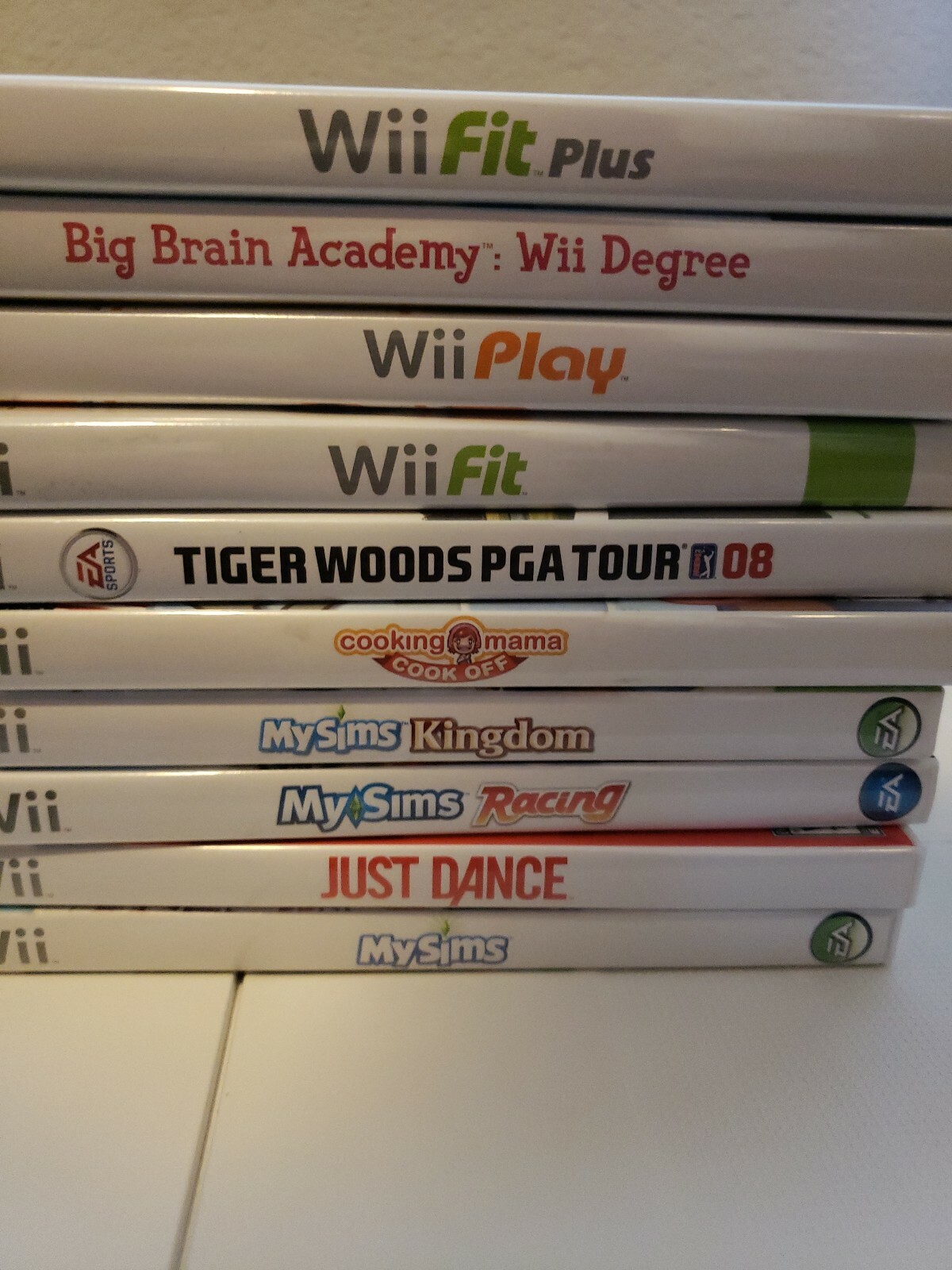 Huge Nintendo Wii Lot w/ Motion Plus, 10x Games, Wii Fit Board and Accessories