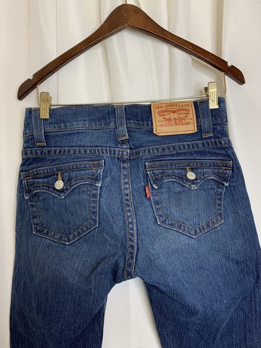 Levis Trouser Flare Flap Poackets Maternity Jeans Womans Sz. 4