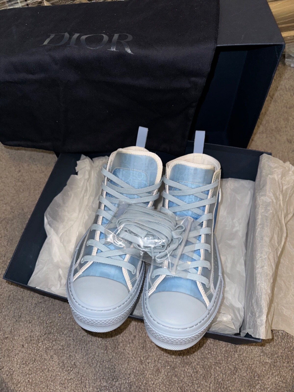 Christian Dior X Daniel Arsham Men 8 B23 High 'Dior Oblique Christian Dior X Daniel Arsham Men 8 B23 High 'Dior Oblique