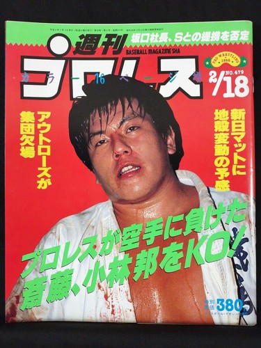 Pro Wrestling Japan Weekly Magazine Japanese Text #479