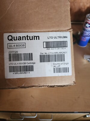 Quantum MR-L4MQN-01 Ultrium 4 Data Cartridge (Case Of 20)