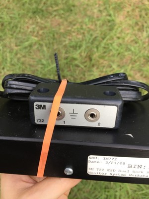 722 work station monitor 3M Grounding Static Discharge & 732 Dual Wrist Input