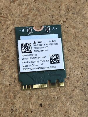 Lenovo OEM Realtek RTL8821AENF Wifi Card Bluetooth 01AX709 SW10A11648 00JT482