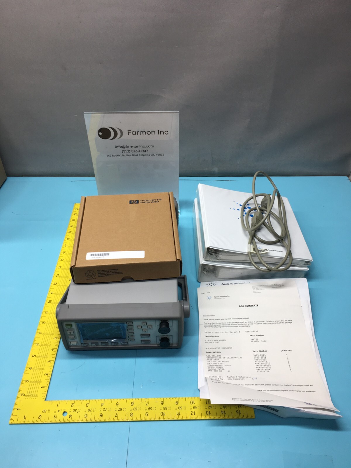 Agilent E4418B EPM Series Single-Channel Power Meter, Sensor Cable, 135286