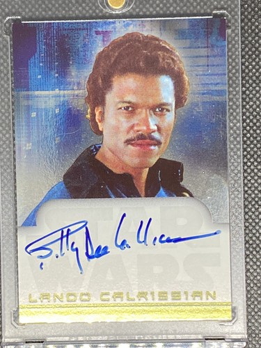 STAR WARS ビリー・ディー・ウィリアムズ 直筆サイン ランド 2001 Topps Star Wars Evolution Billy Dee Williams Lando Auto