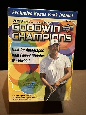 2023 Upper Deck UD Goodwin Champions Factory Sealed Blaster Box