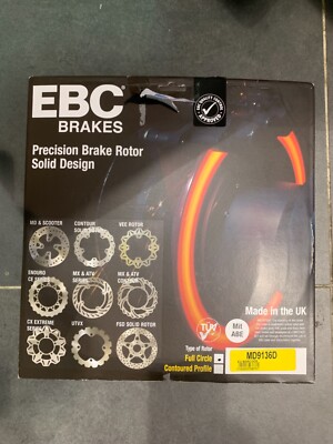 NEW GENUINE EBC FRONT BRAKE DISC YAMAHA MAJESTY YP400 MD9136D 