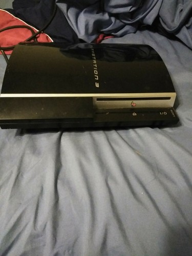 Sony PlayStation 3  80GB Piano Black Console Only (CECH-L01) Pwr Cord Included