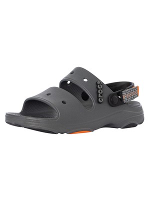 

Мужские классические вездеходные сандалии Crocs, серые, Grey, 207711-0DA