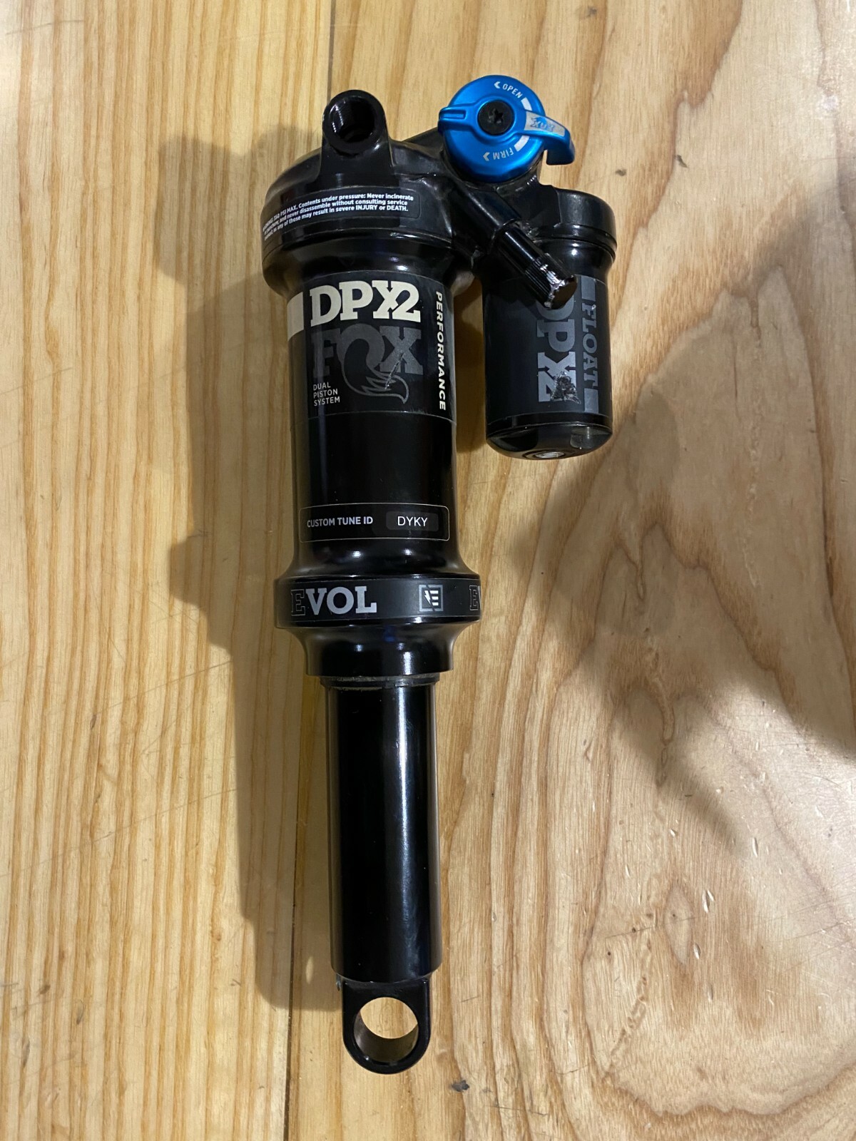 FOX FLOAT DPX2, PERFOMANCE SERIES, EVOL LV, TRUNNION MOUNT FOX FLOAT DPX2, PERFOMANCE SERIES, EVOL LV, TRUNNION MOUNT