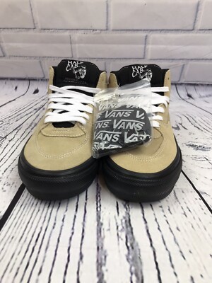 New Men's Vans Skate Half Cab Elijah Berle Signature Shoe Khaki Black Sz. 8