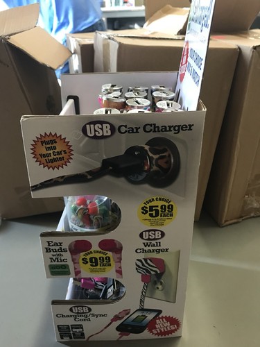 Cell Phone  Accessories & Chargers Counter Top With Fee Display Stand/ Wholesale
