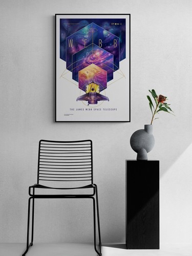 James Webb Space Telescope - NASA Travel Style Poster - 16x24