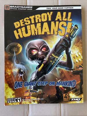 Destroy All Humans. Official Game Strategy Guide New Good Condition