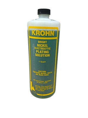 Krohn Bright Nickel Plating Solution with Nickel Anode Plating Electrolytic Bath