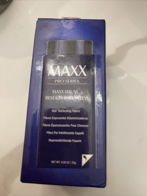 MAXX PRO-SERIES Hair Fibers - Dermatologist Tested - Certified Hypoallergenic