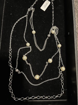 PREMIER DESIGNS *FASHION SENSE* FAUX PEARL 4-STRAND NECKLACE