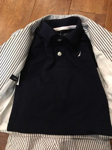 Boys 12 - 18 months Easter Suit Seer Sucker Suit Spring - LOT of 3 - EUC Nautica