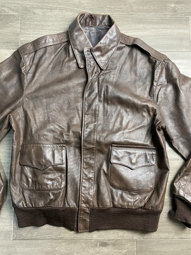 40s Type A-2 leather flight jacket ジャケット A-2 Flight Jacket