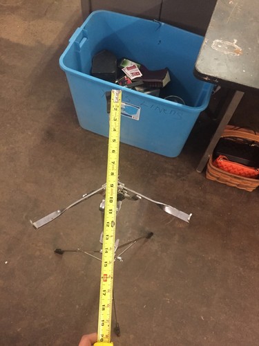 Vtg Heavy Duty Adjustable Snare Stand Ludwig