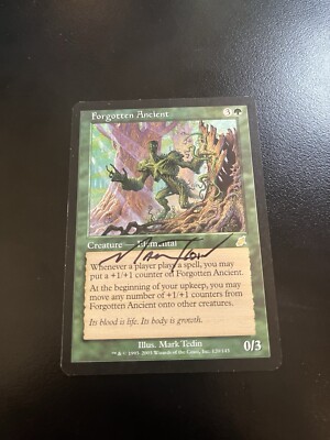 Forgotten Ancient - Scourge - MP Non Foil - MTG - Signed by Artist Mark Tedin