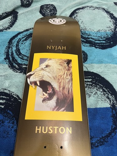 Nyjah Huston Element Skateboard Deck Size: 7.75 National Geographic