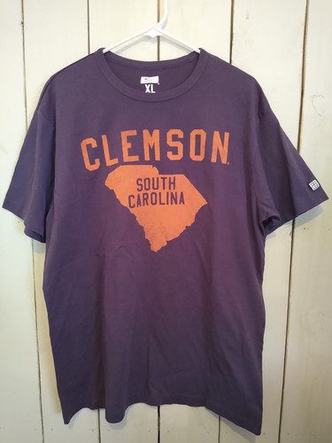 Clemson Tigers Tailgate Clothing Men's Purple w/ Orange SC State ss XL T-Shirt